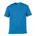 Cotton Neck T-Shirt - Sapphire